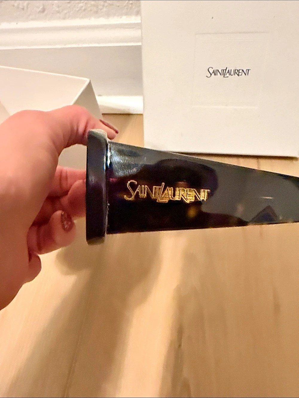 Saint Laurent SL M94 Cat-Eye Sunglasses Tortoiseshell Cat-Eye Sunglasses